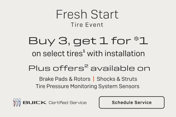 Buy 3, get 1 for $1 on select tire with installation
